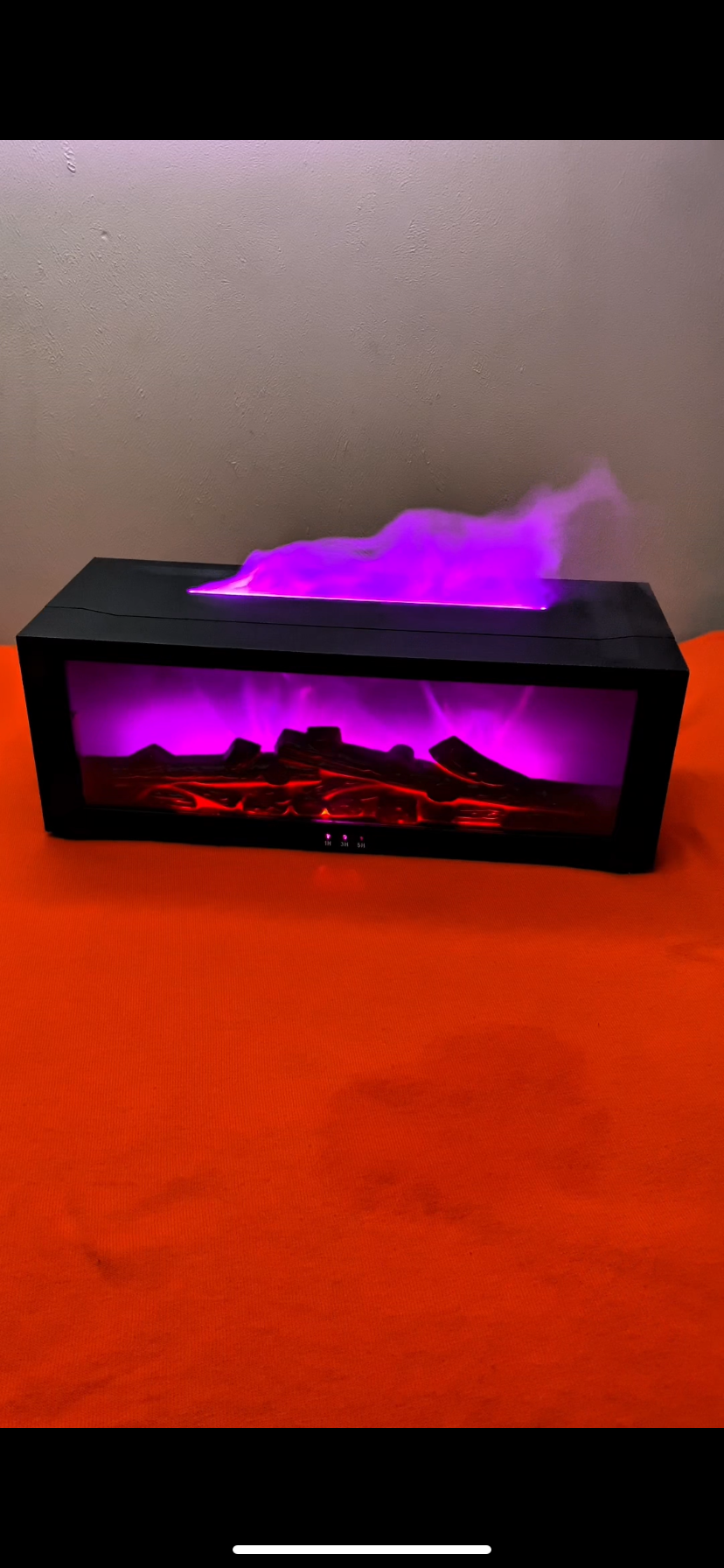 Fireplace humidifier