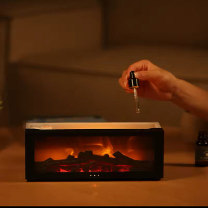 Fireplace humidifier